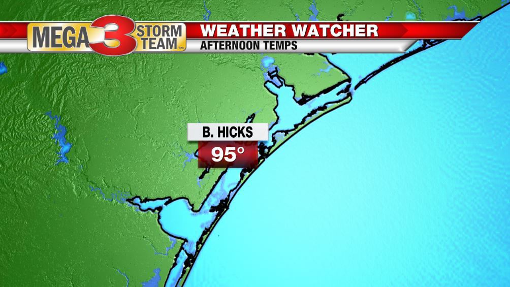 Rockport Texas Weather Watcher High Temp